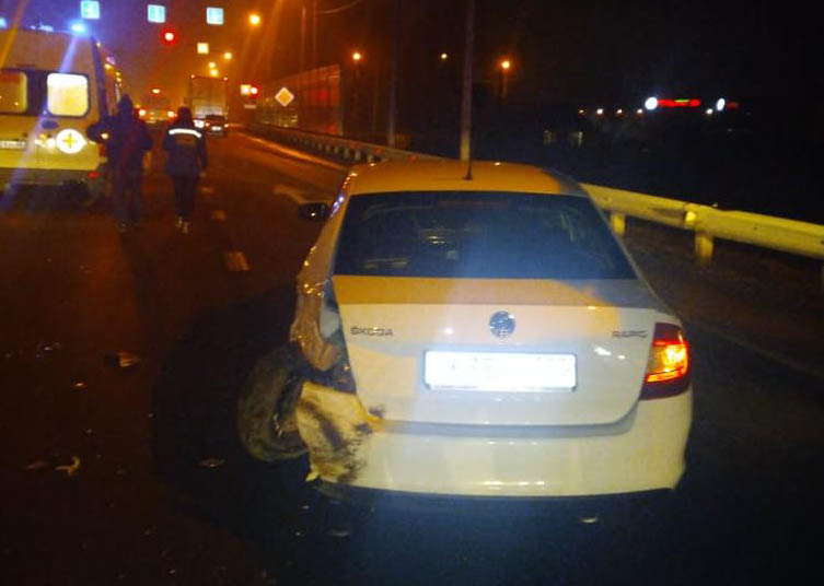 Под Рязанью пьяный водитель Fiat Doblo врезался в Skoda Rapid